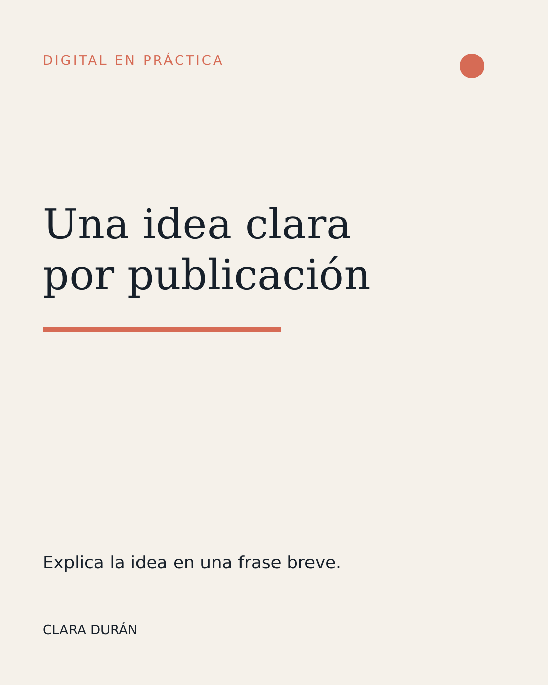 Plantilla de feed
